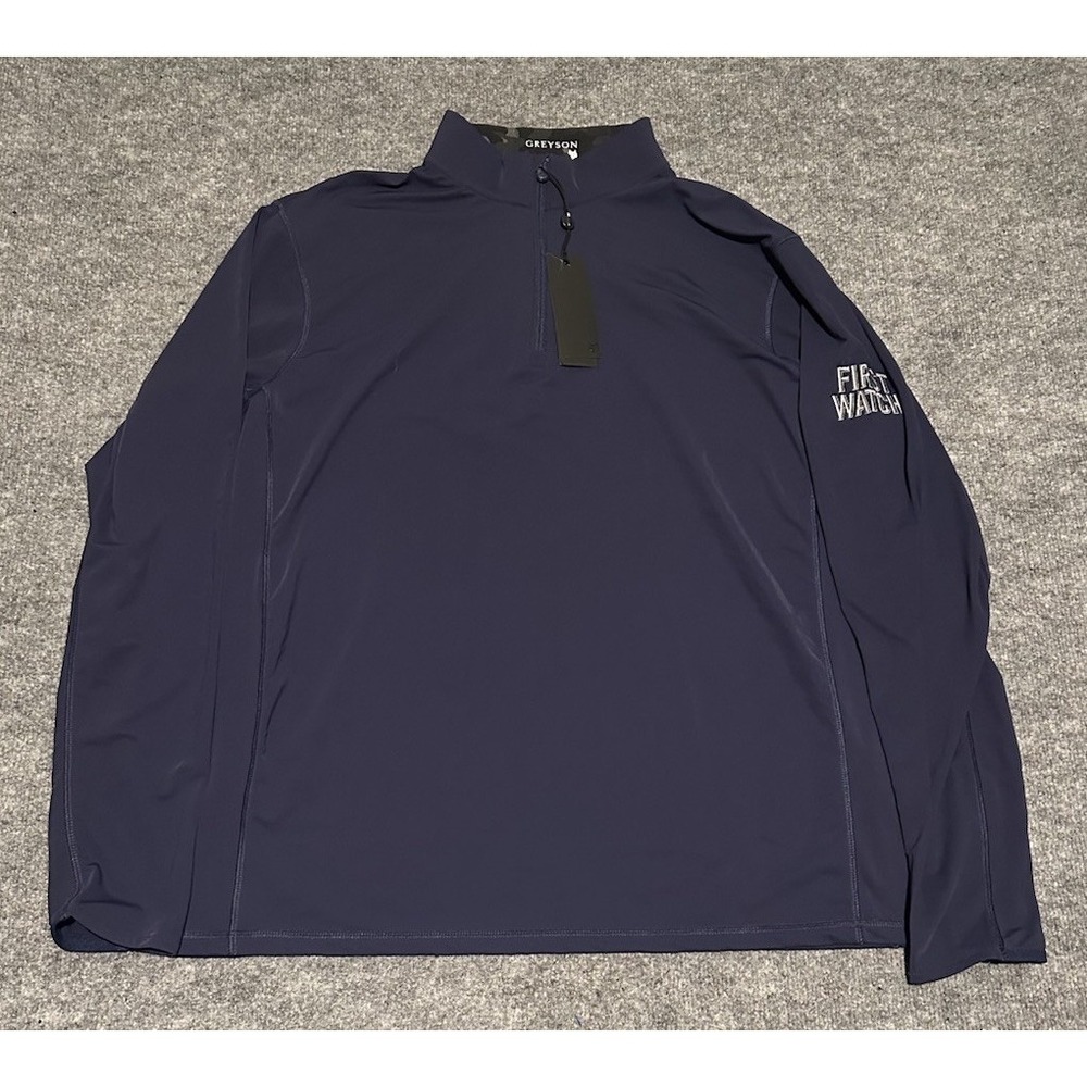 Greyson Tate 1/4 Zip Men's XL Blue Supplier Summit First Watch Performance NWT
